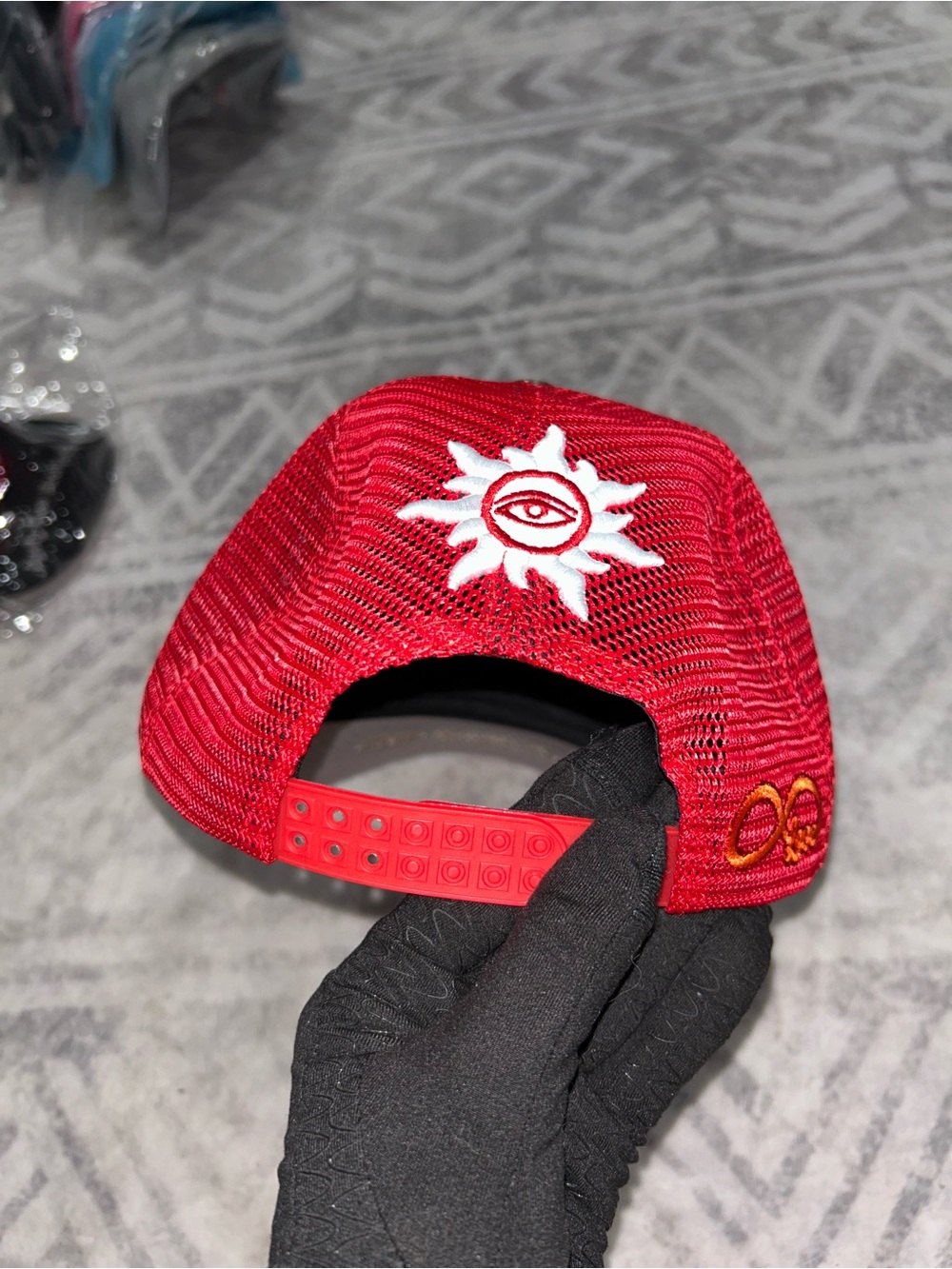 Red Trucker Cap - - Picture 3 of 6